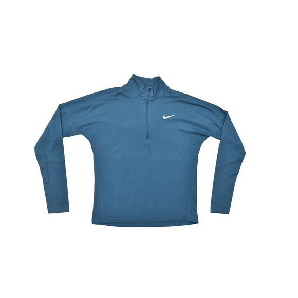 Nike Dri-FIT Men's Running 1/4 Zip Pullover Blue Shirt Size S Dri Fit - Picture 1 of 8